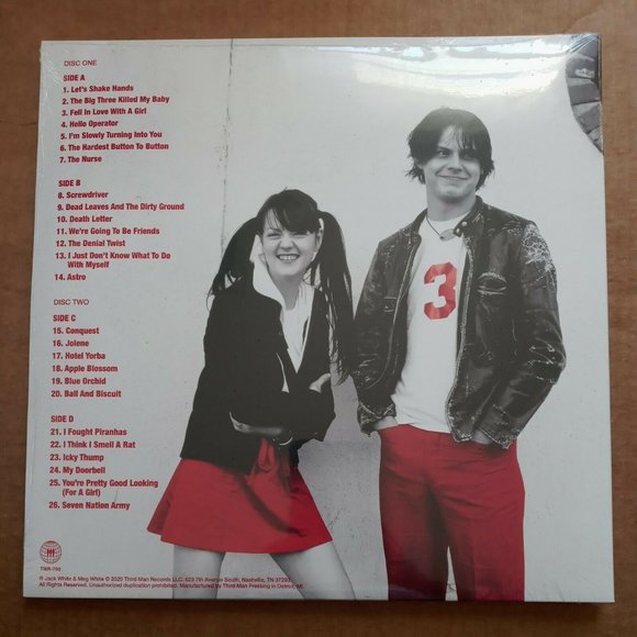 The White Stripes Greatest Hits 2-LP ~ Exclusive Vinyl w/Slip Mat ~ New/Sealed! - Picture 2 of 2